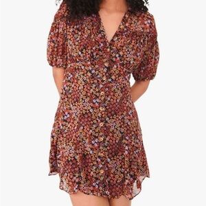 NWOT Free People Bonnie Floral Mini Dress Size Small Z317